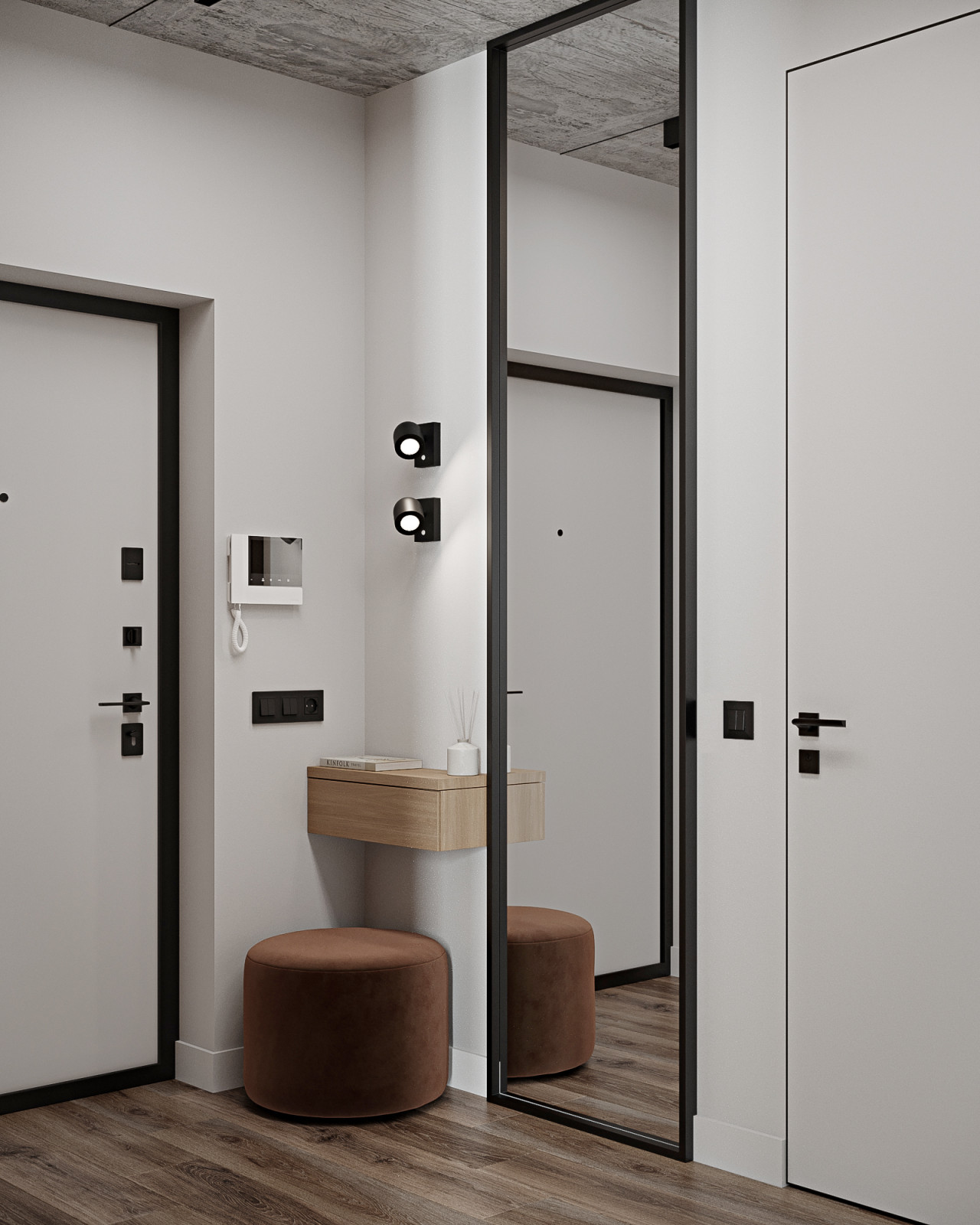 Однокомнатная квартира для молодой пары с собакой в ЖК Европейский