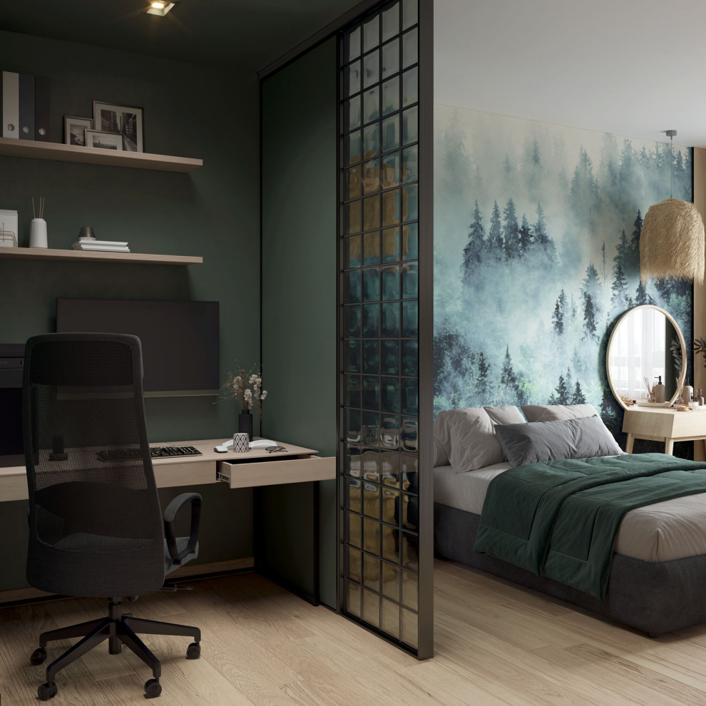 Визуализация трехкомнатной квартиры в ЖК Некрасовка