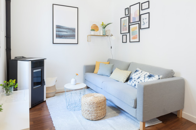 DUPLEX LLENO DE LUZ scandinave-salon