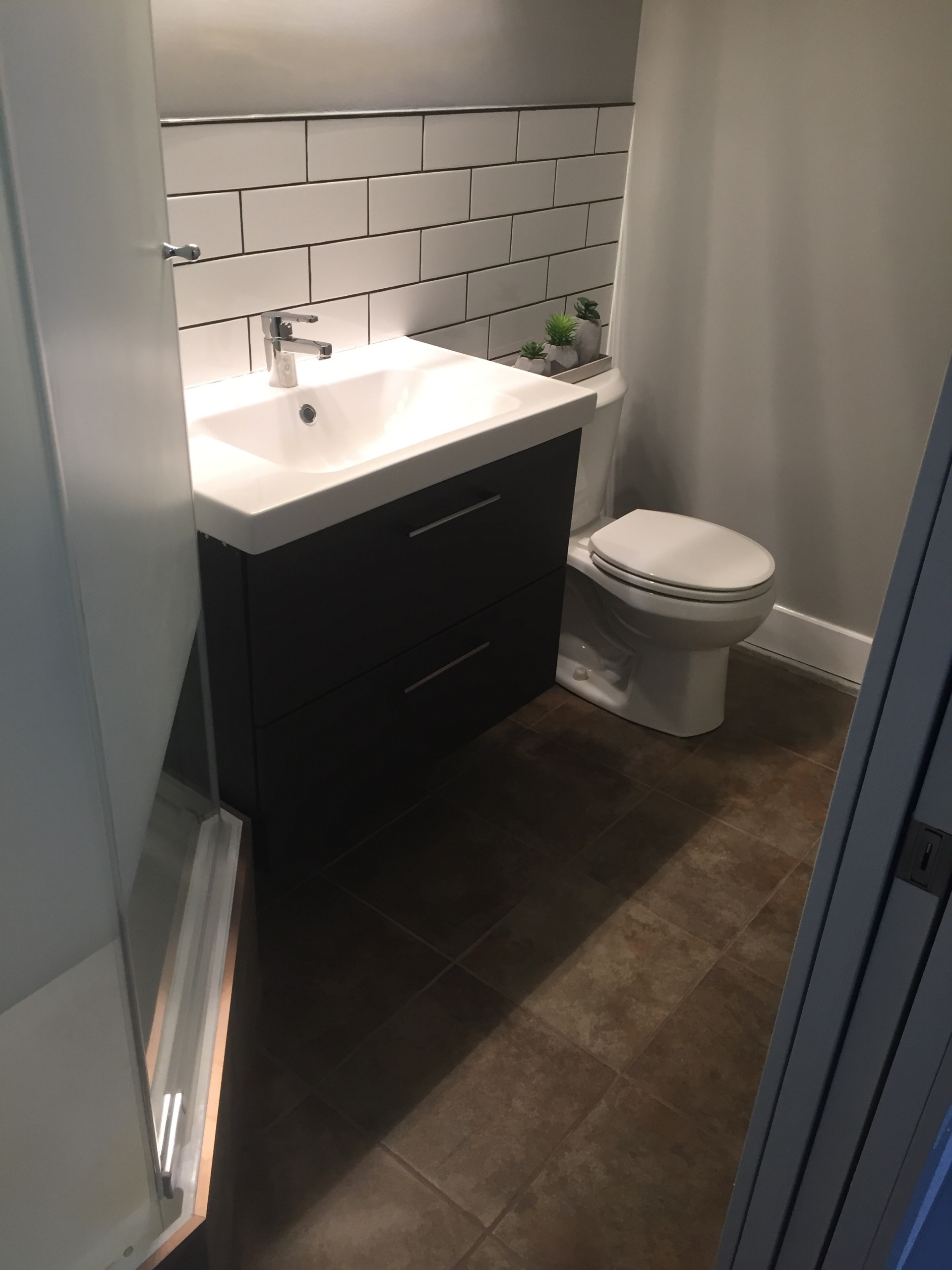 Garden Drive basement bathroom / laundry room