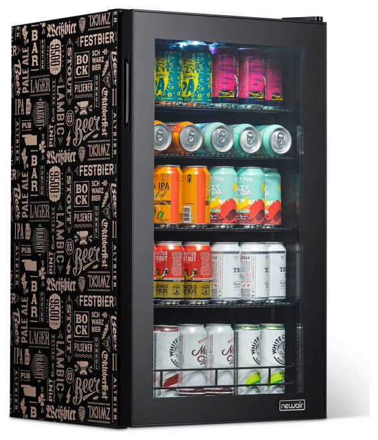 Newair "Beers of the World" Custom Designed Freestanding 126 Can Beer