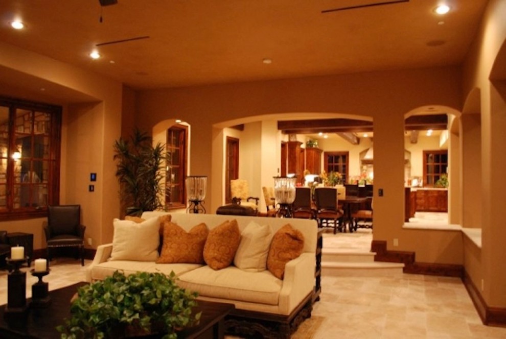 Mediterranean living room in Las Vegas.