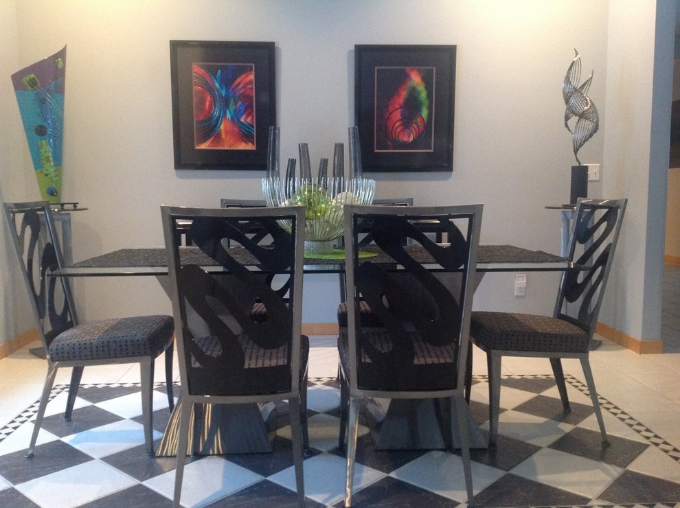 Dining room - eclectic dining room idea