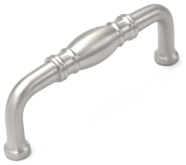 Stainless Steel Prestige 3 Inch C/C Solid Brass Arch Pull Traditional