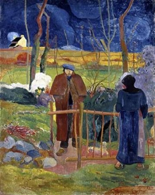Gauguin by Paul Gauguin Giclee Fine Art Print Repro on Canvas Good Day Mr