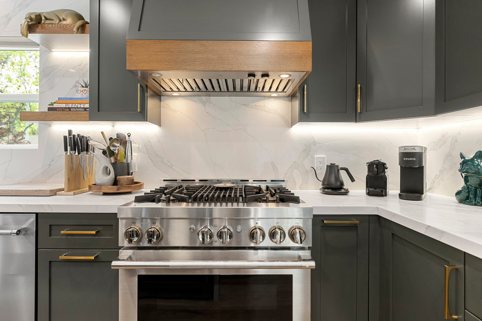 Complete Home Remodel in Sherman Oaks - Transitional - Kitchen - Los ...
