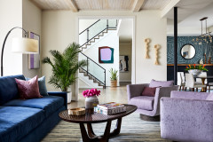 Houzz Tour: Bold Colors and Art Energize a New Family Home