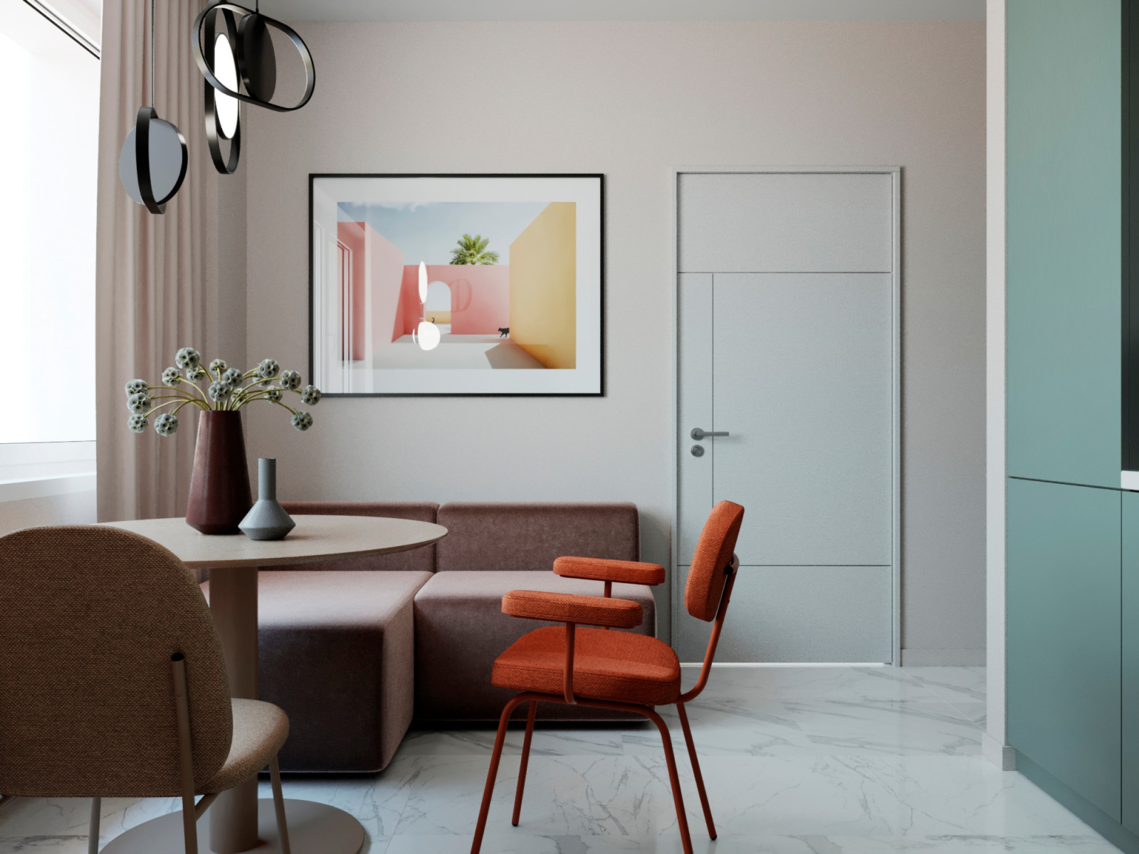 КУХНЯ В СТИЛЕ 70-Х