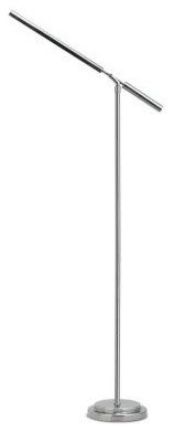 Silver Lamp: 56 in. Matte Silver Floor Lamp T92BNT