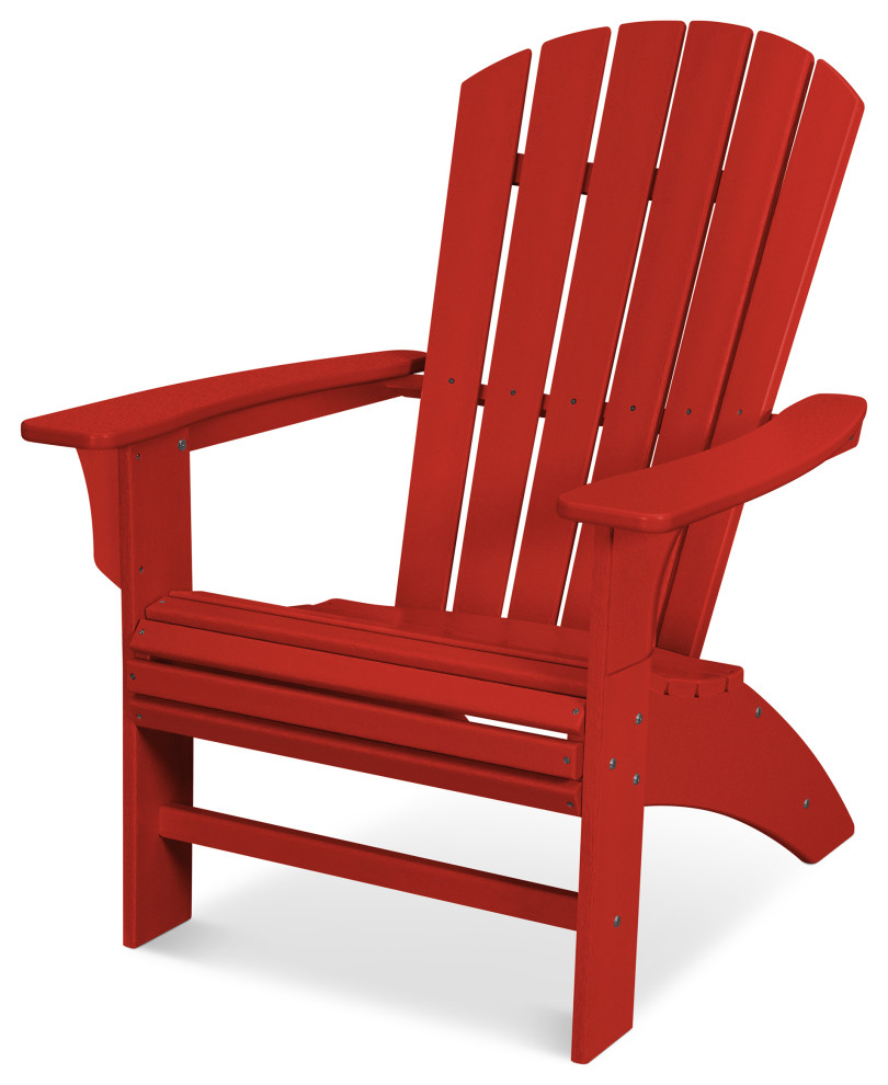 Trex Outdoor Yacht Club Curveback Adirondack Chair Contemporary