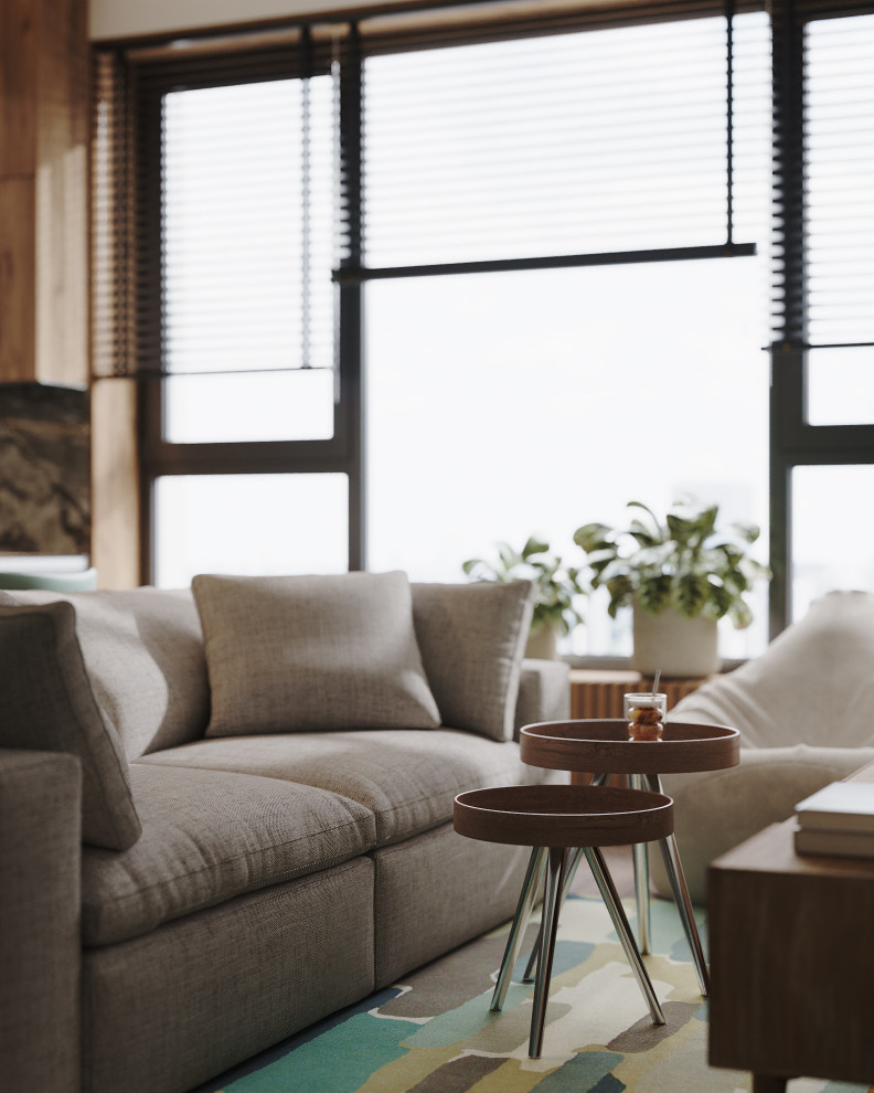 Квартира для семьи с двумя детьми в ЖК Monodom Lake г. Москва.