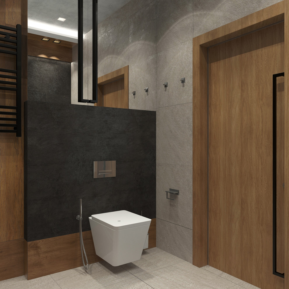 Квартира с элементами индустриального стиля