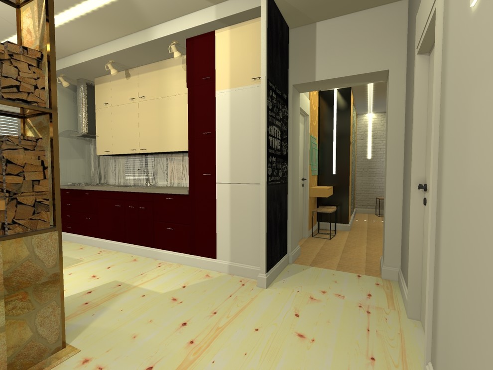 Студия в скандинавском стиле