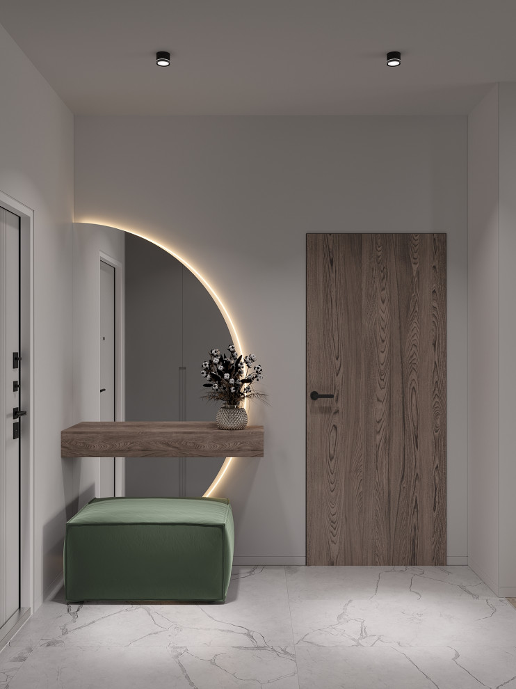 Проект кухни-гостиной в ЖК "MYPRIORITY Basmanny"