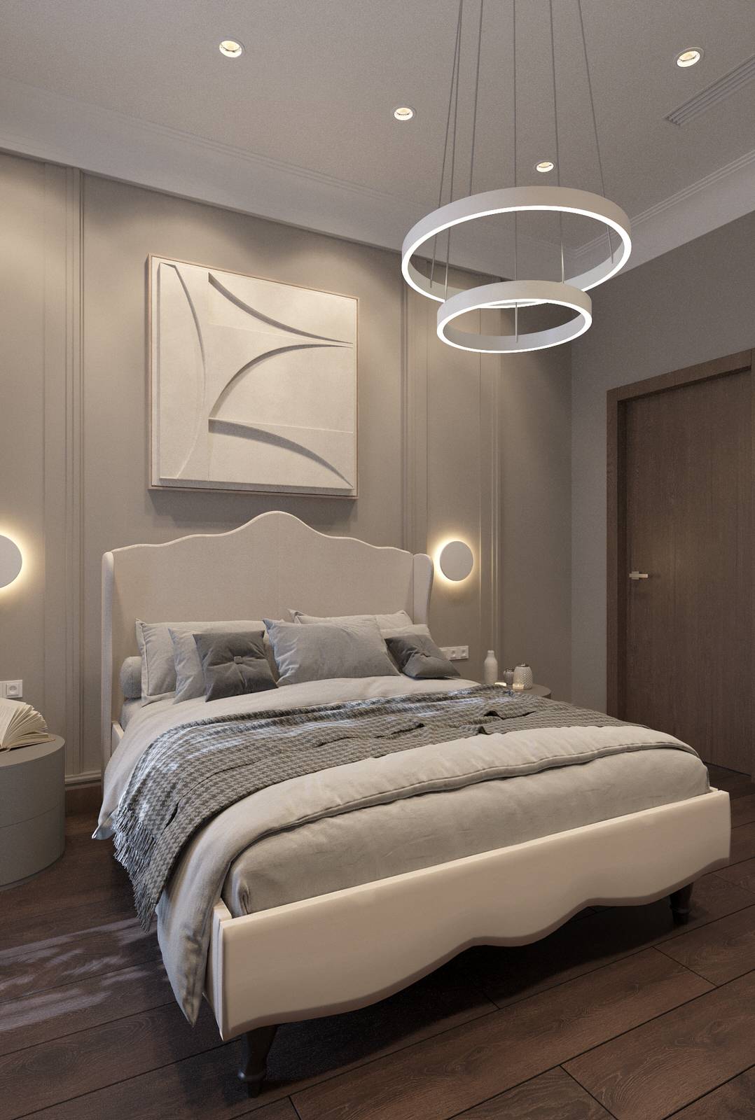 Интерьер двухэтажного загородного дома