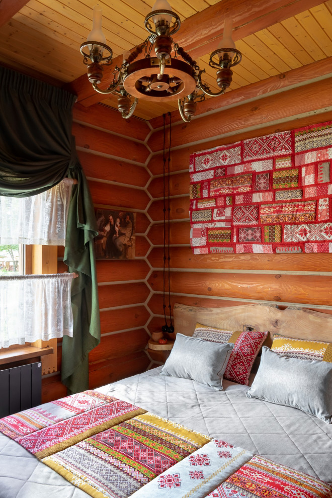 Дом из сруба. Русский исторический дизайн.