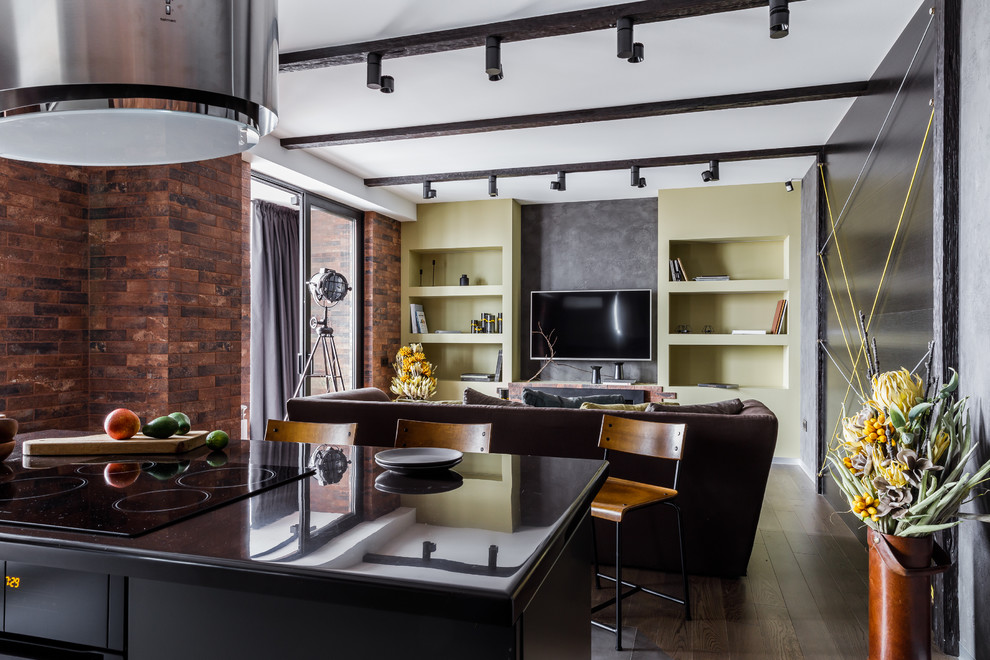 Фото кухни реализованного проекта квартиры ЖК "Центральный".