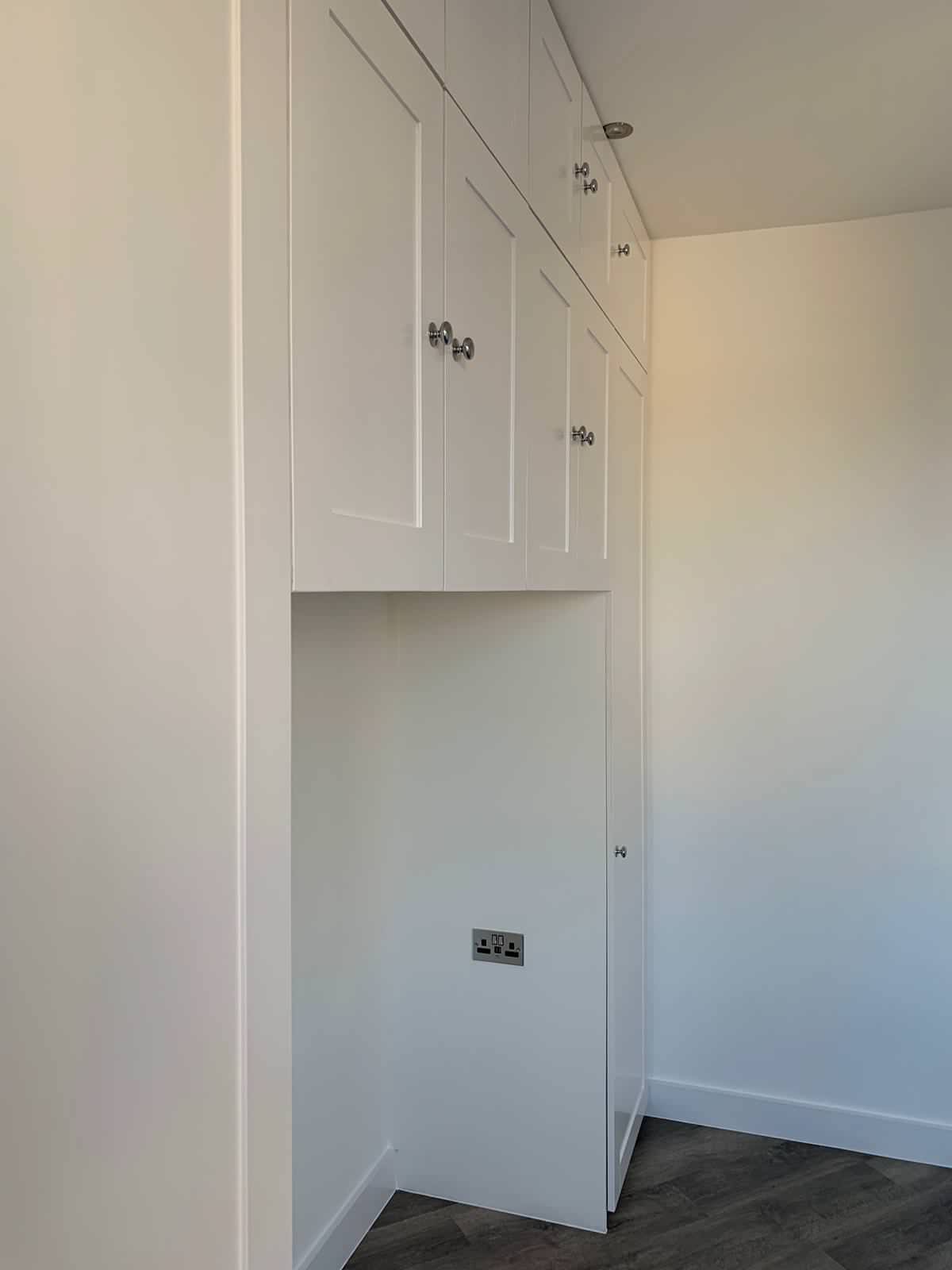 Built in cupboard space
