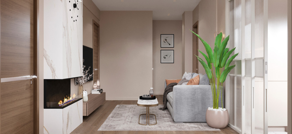 Дизайн трёхкомнатной квартиры 63,3 кв.м