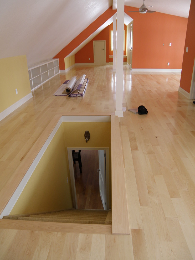 Basement - transitional basement idea in Cedar Rapids