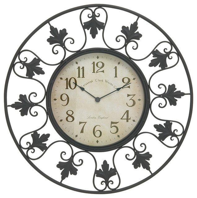 Decorative Metal Outdoor Wall Clock Modern Clocks By Decorative Metal Outdoor Wall Clock