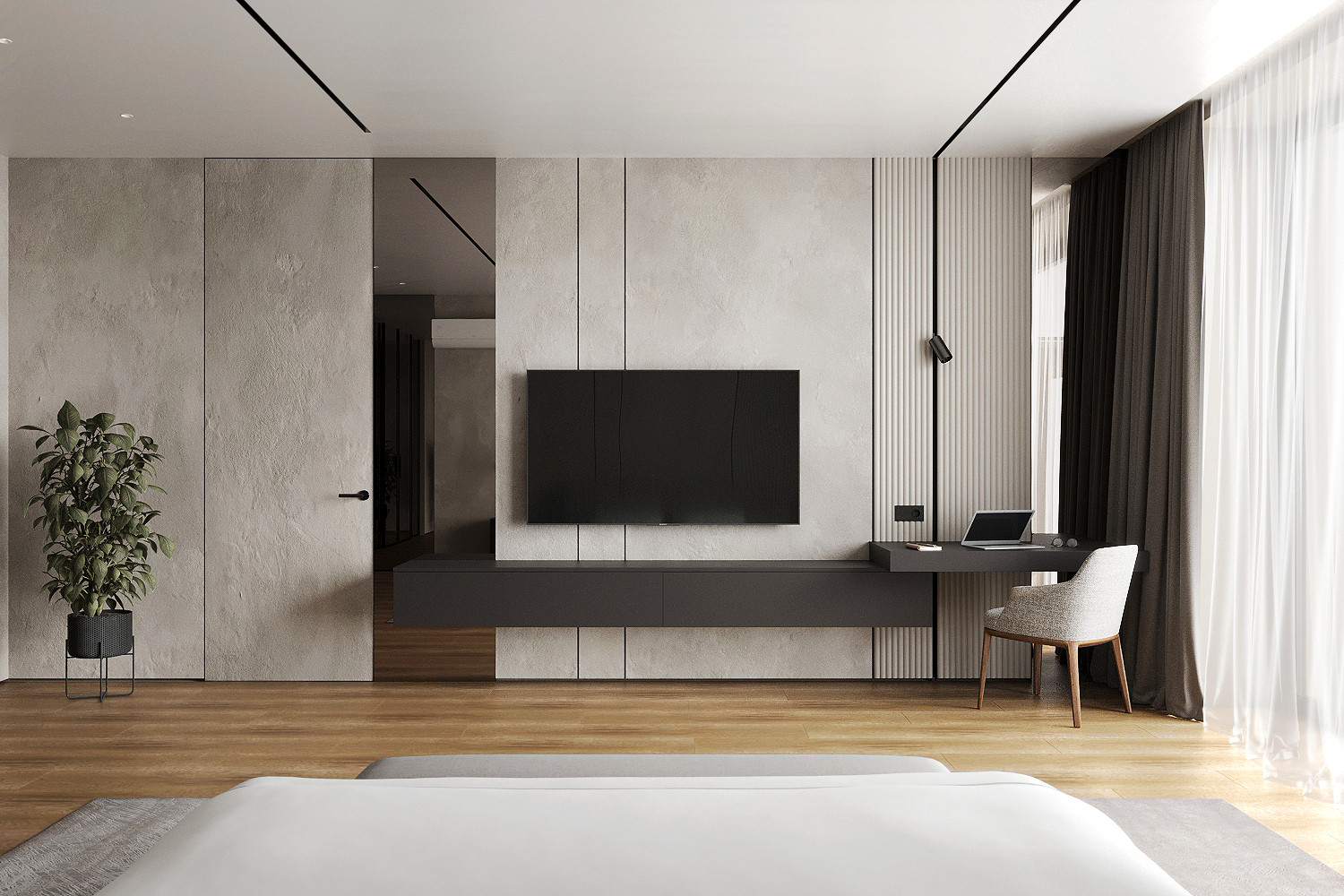 Дом ДНТ "Удача". Спальня