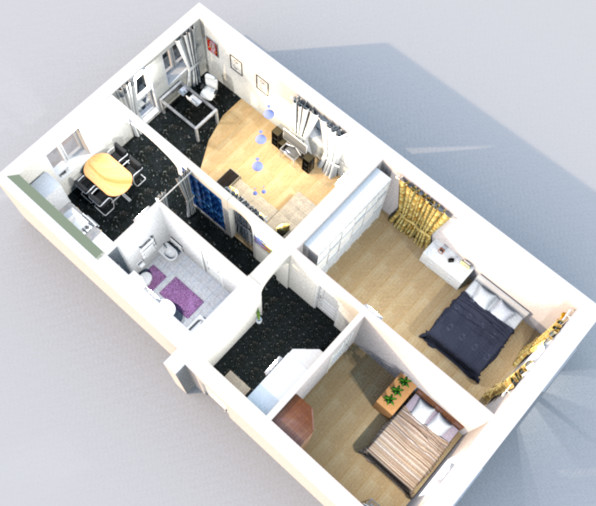 Гармонизация пространства жилой квартиры