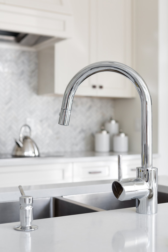 Inspiration for a transitional home design remodel in Vancouver