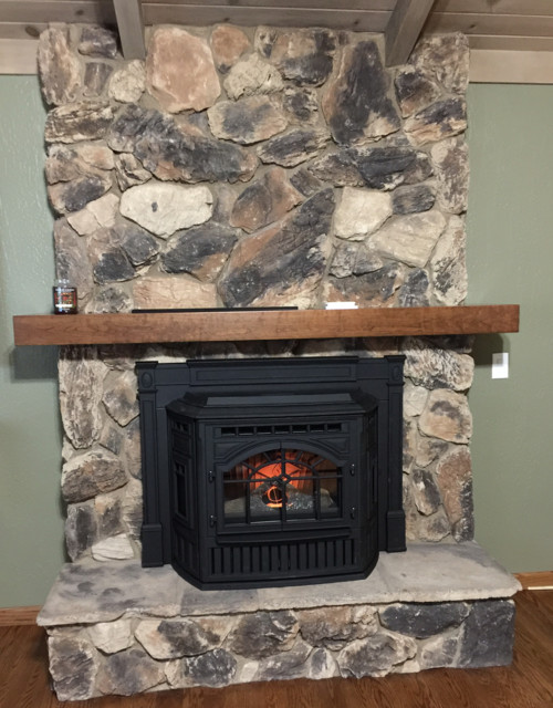 Danville_Mt Vernon E2 Pellet Stove by Quadra Fire Craftsman San