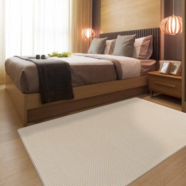 Diamond Pattern 3/8 Thick Indoor Area Rug Carpet, Poetic, 8x10 ...