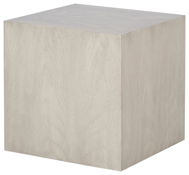 Kelly Hoppen Morgan Modern Classic Oak Cube Accent Table