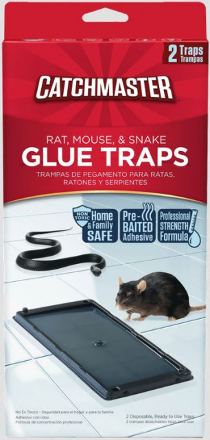 Catchmaster® 402 Rat, Mouse & Snake Glue Traps, 2-Pack - Housekeeping ...