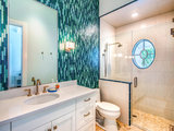 Beach Style Bathroom by Perrone Construction Custom Homes