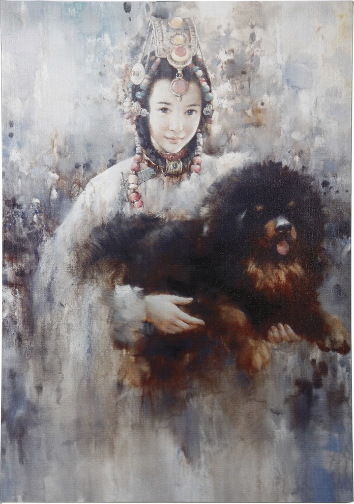tibetan mastiff art