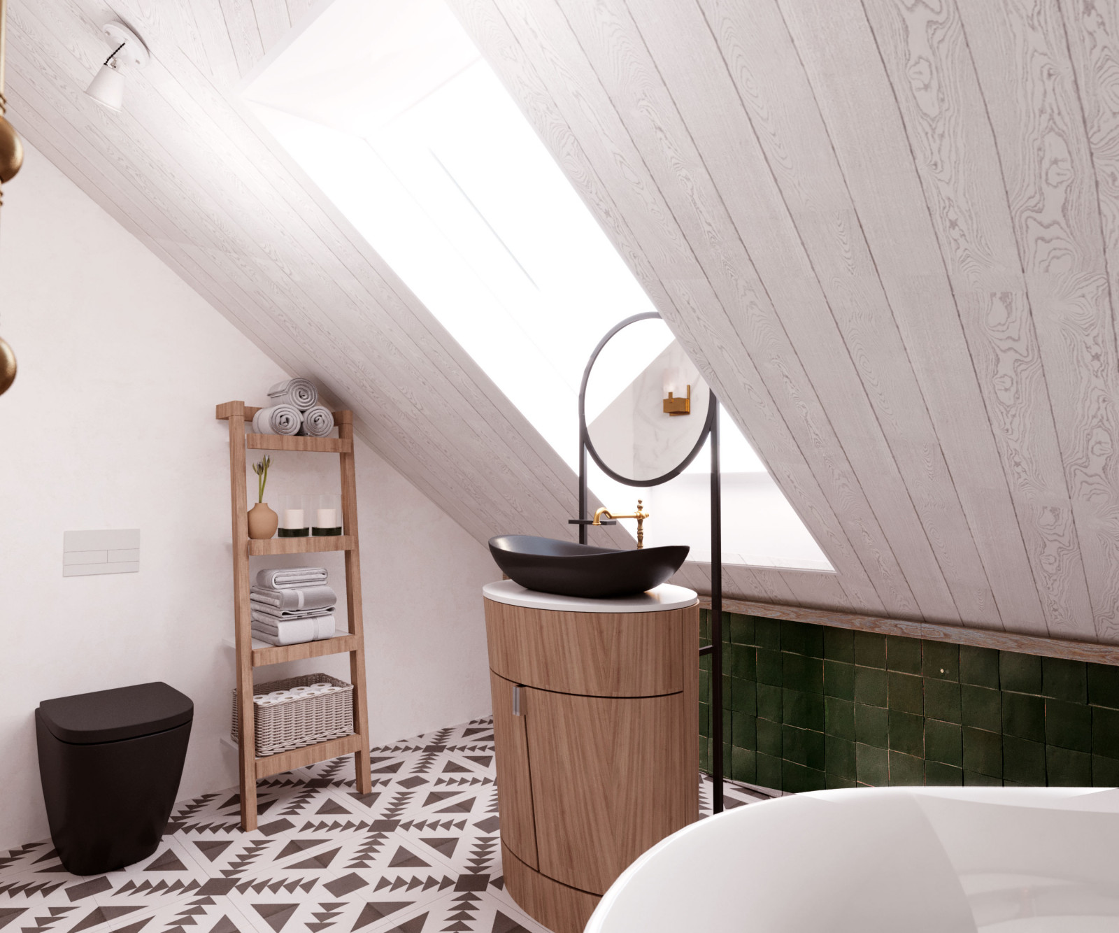 Мансардный этаж загородного дома