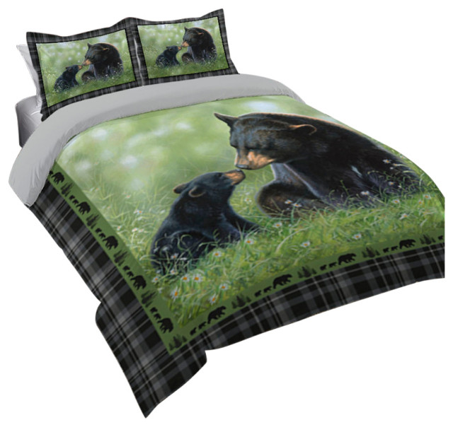 Loving Bears King Comforter Set Rustic Comforters And Comforter