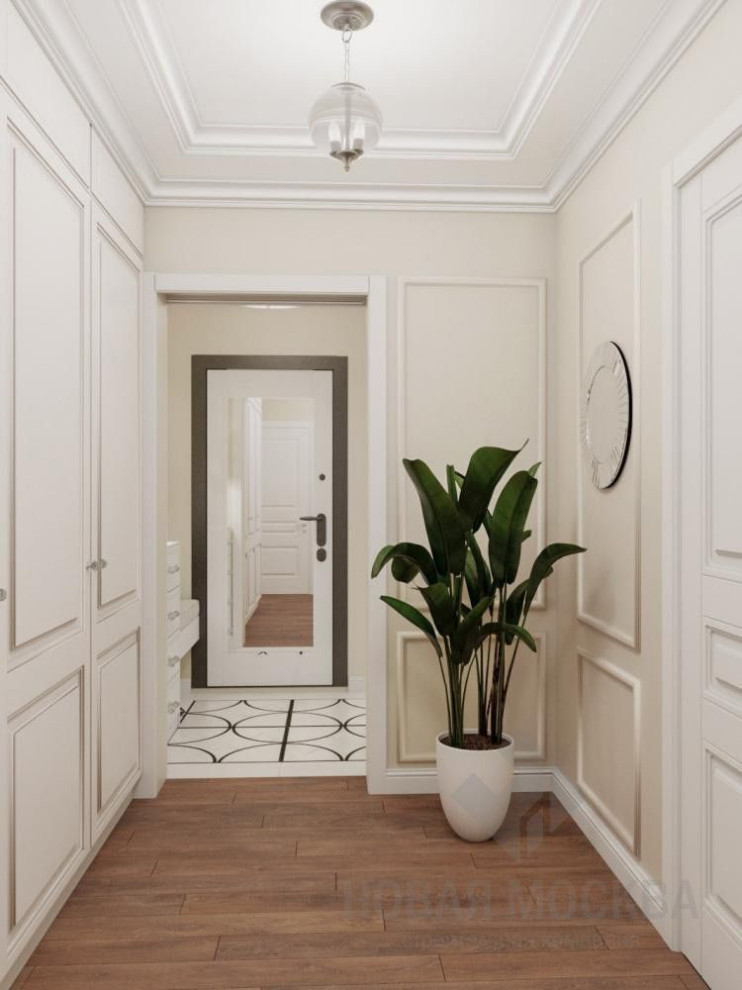 Дизайн-проект трехкомнатной квартиры 81 кв.м. ЖК «Москва и область»