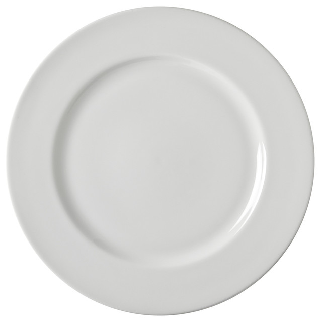 ZWare White Porcelain Salad and Dessert Plates, Set of 6