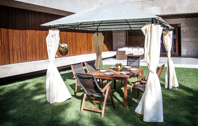 Ambientes de exterior country-deck