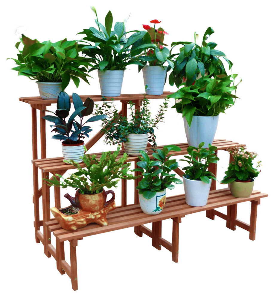 Large 3-Tier Step Plant Stand