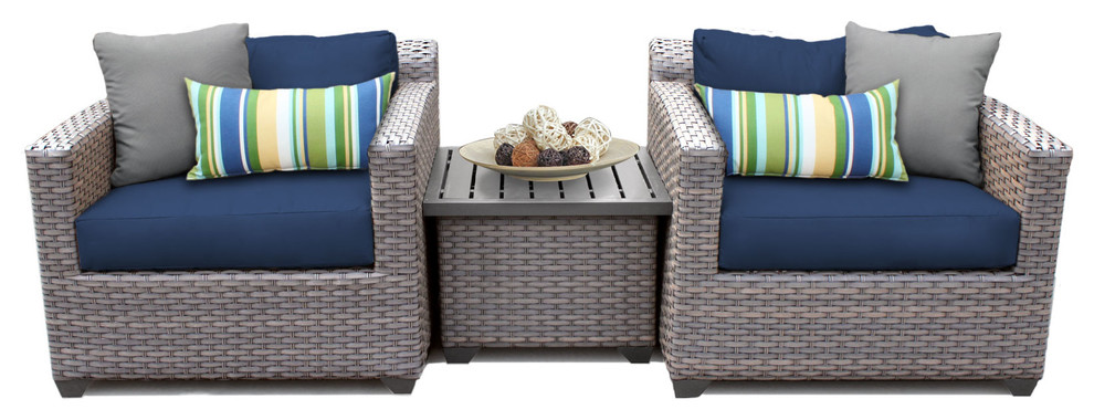 Florence 3 Piece Outdoor Wicker Furniture Set 03A