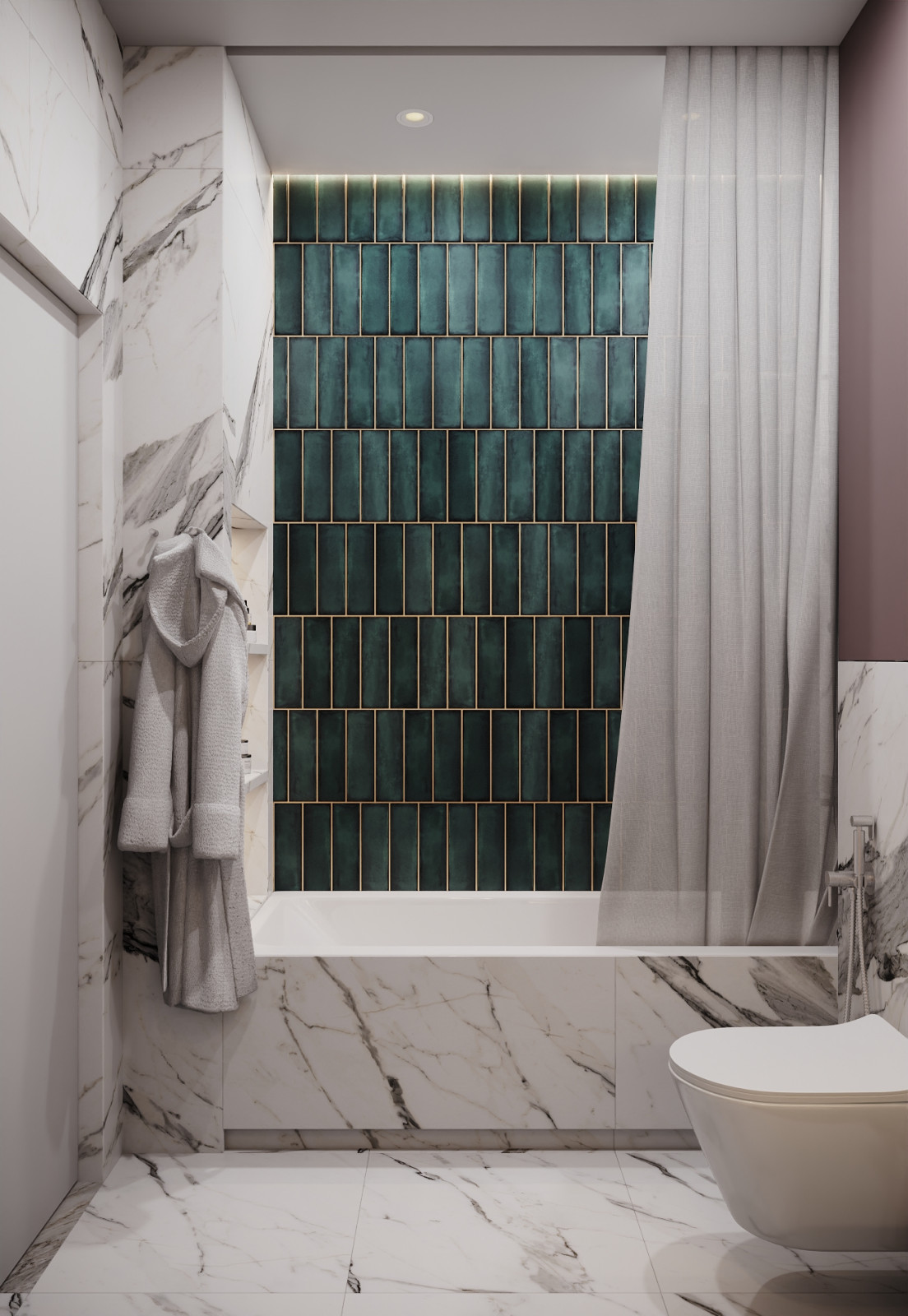 Нежный дизайн для молодой девушки