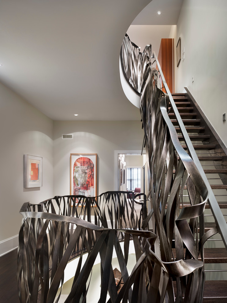 Design ideas for a modern staircase in Philadelphia.