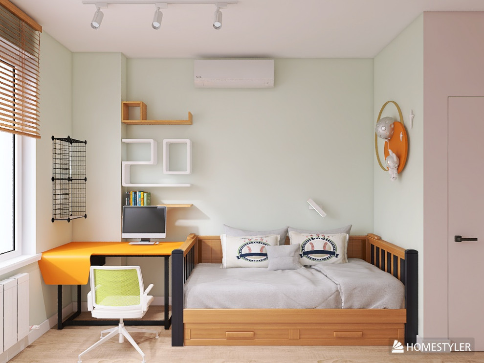 Двухкомнатная квартира для психолога с двумя детьми