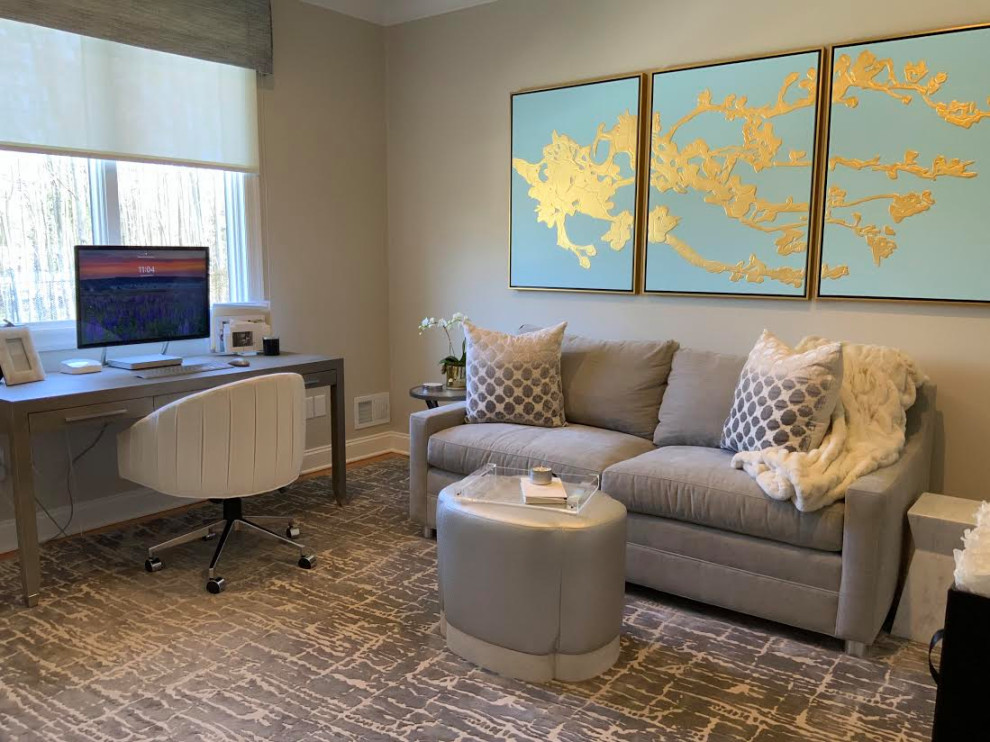 Sexy Transitional Home Office