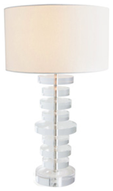 Stacked Acrylic Table Lamp