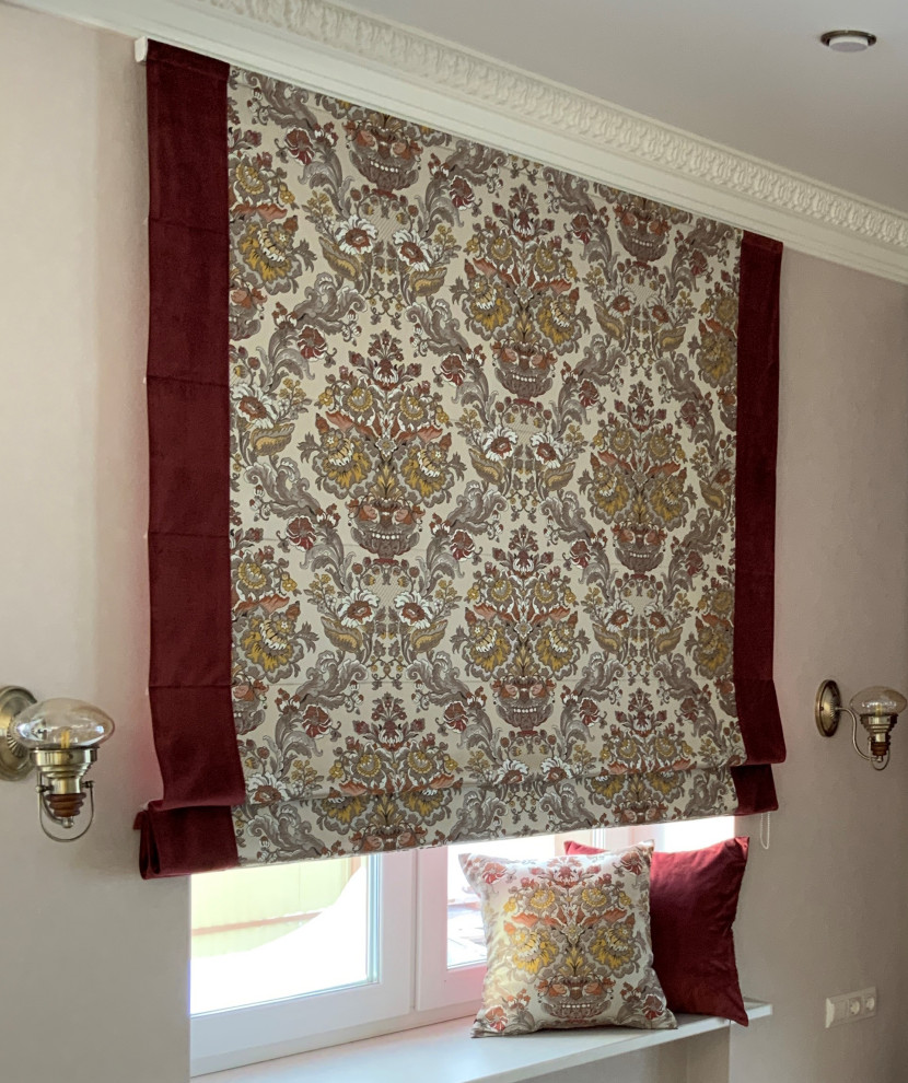 Римская штора на кухне