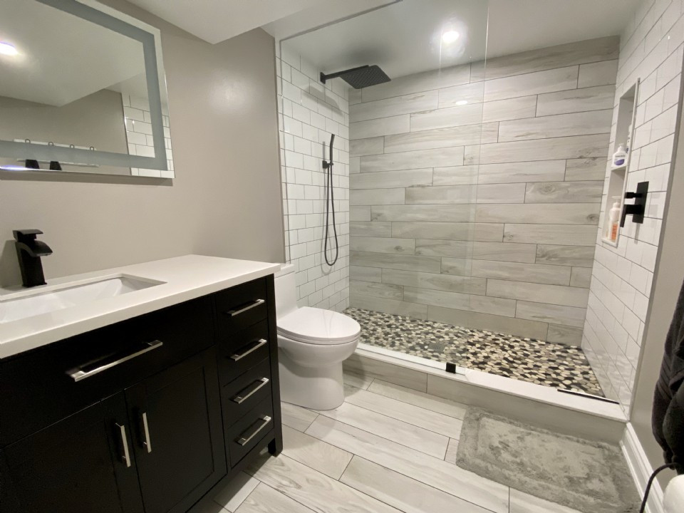 Brampton Basement Washroom