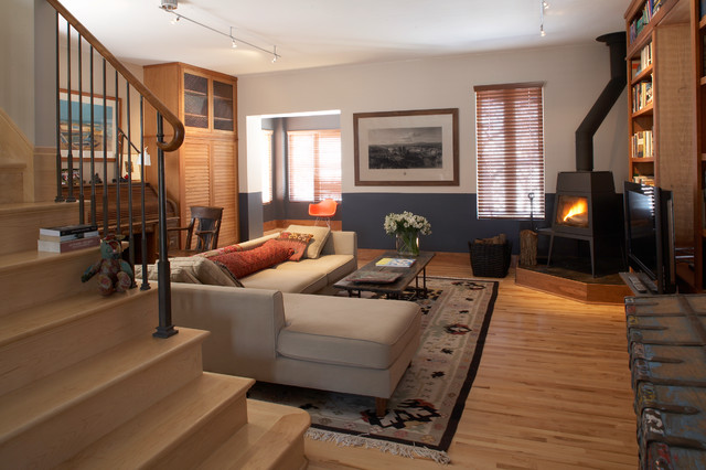 European Industrial Chic Living Room Traditional Living Room Minneapolis By Trehus Architects Interior Designers Builders Houzz Au