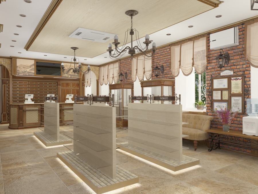 Аптека в стиле "Старый Город"